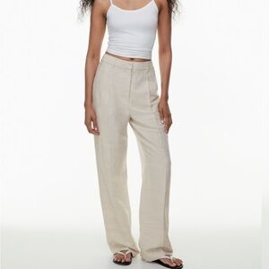 Aritzia Wilfred Effortless Pant - Linen